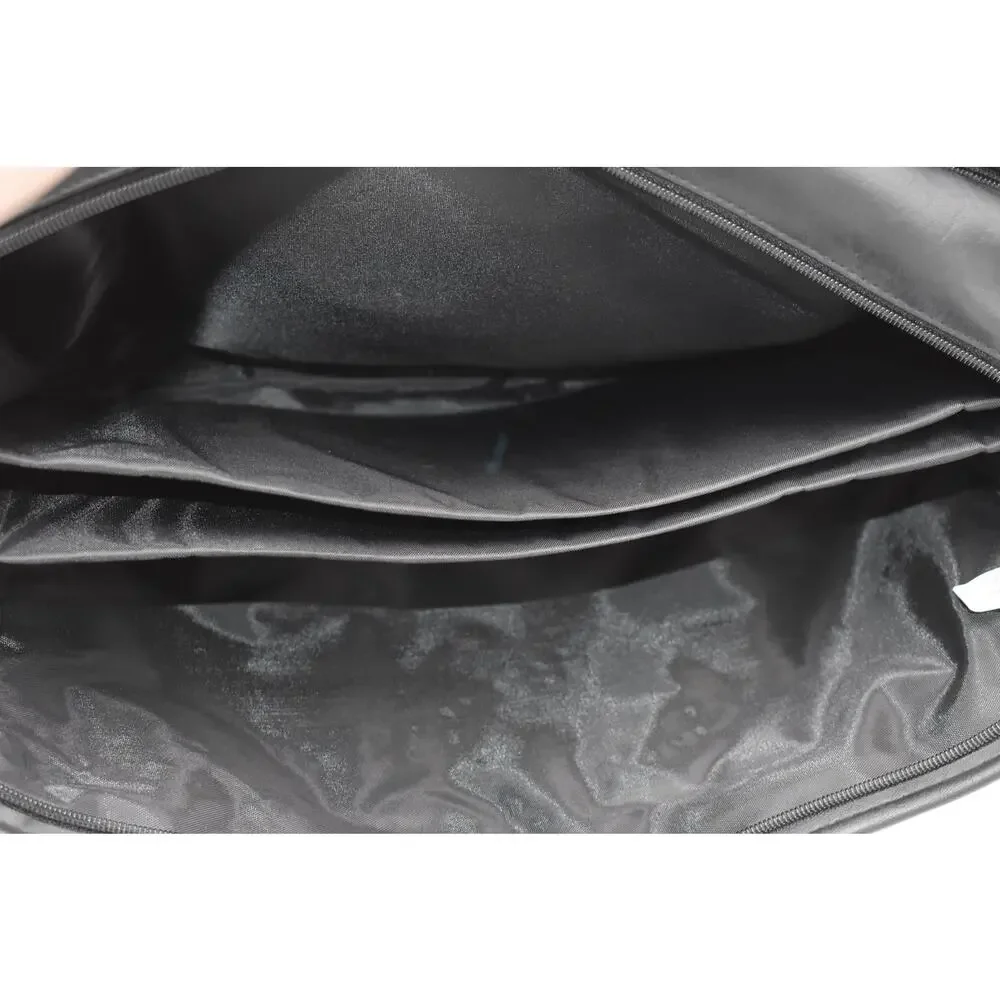 Expandable Black Briefcase NWT -- DuraTec -- 16.5